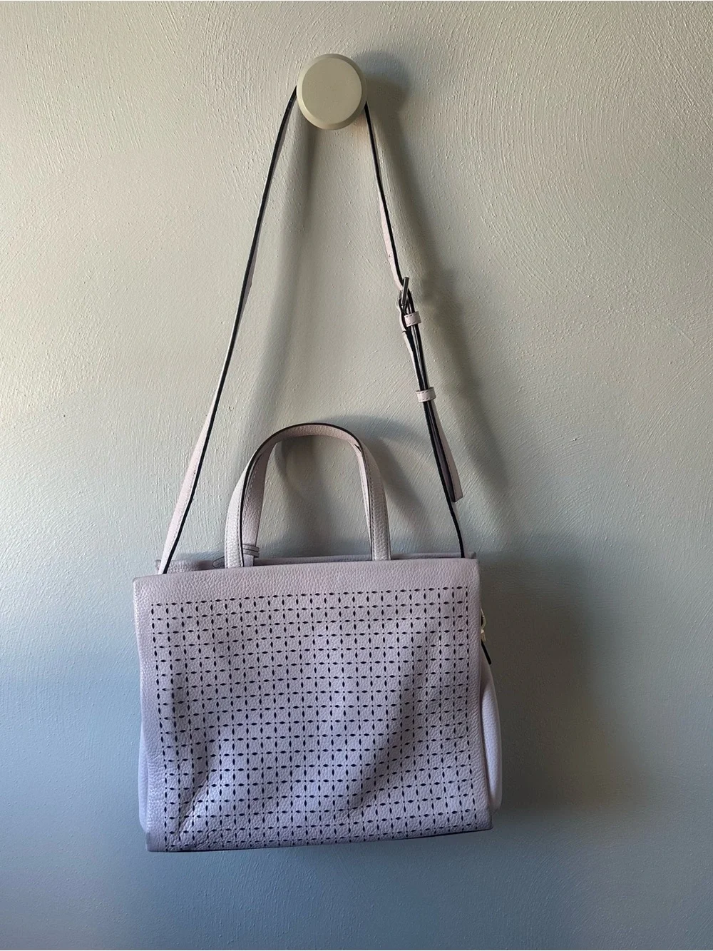 Kate Spade Milton Lane Olivera Blush Pink Leather Tote Bag